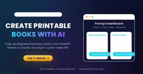 Facebook banner — Create Printable Books With AI